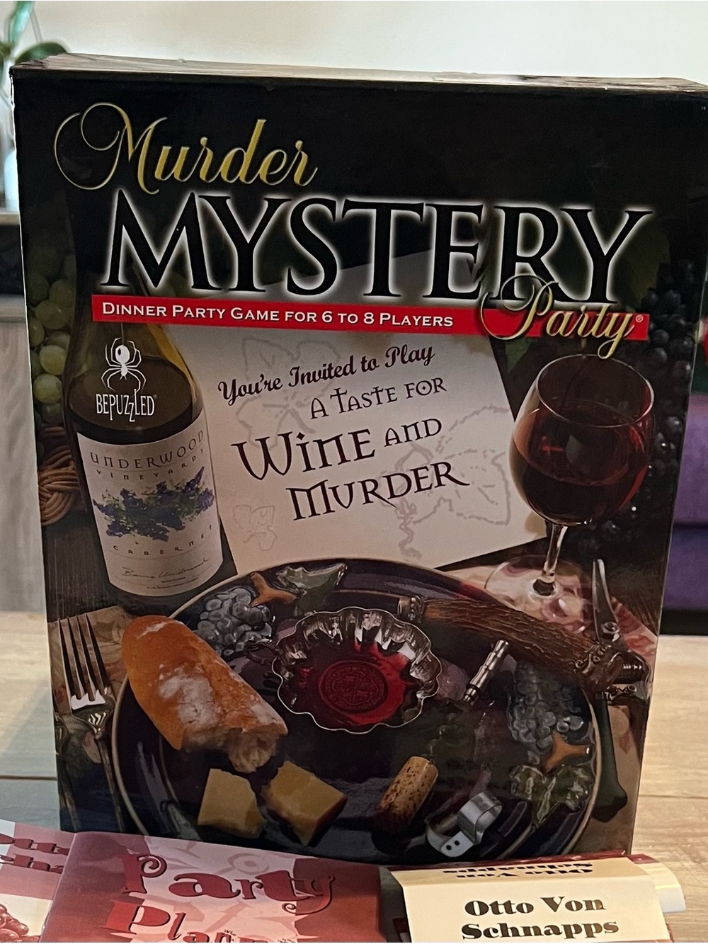 Murder Mystery Party Dinner Game - Wine and Murder